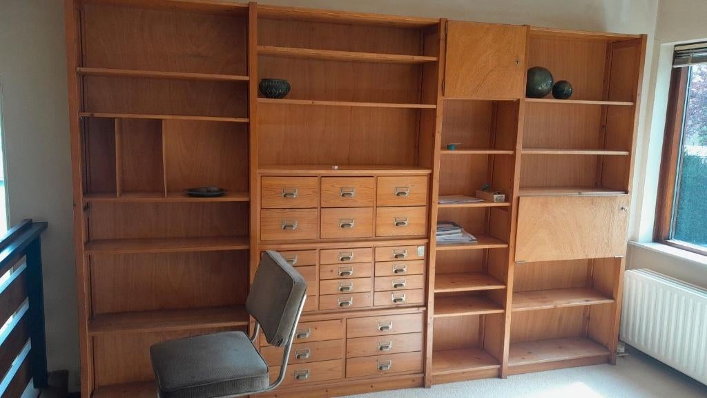 Lundia tweedehands boekenkast ladenbokken schappen bezorging, Gebruikt, 200 cm of meer, Lundia, Info@lundia.nl