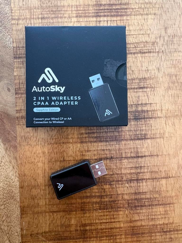 Autosky wireless carplay adapter / VAG BMW Mini polo golf, Ophalen of Verzenden, Zo goed als nieuw