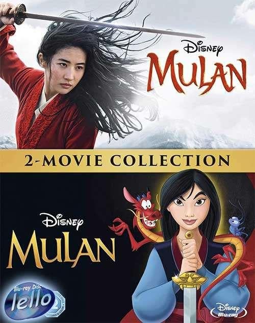 Blu-ray: Mulan 2-Movie Coll. (1998 Ming-Na, 2020 Liu Yifei), Ophalen of Verzenden, Nieuw in verpakking, Avontuur, Boxset