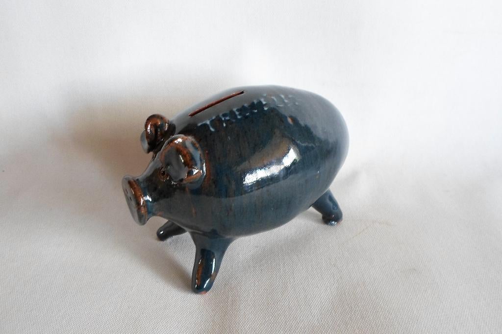 Spaarvarken Geglazuurd Keramiek, Ophalen of Verzenden, Zo goed als nieuw, Steen, Aardewerk of Keramiek, Dier