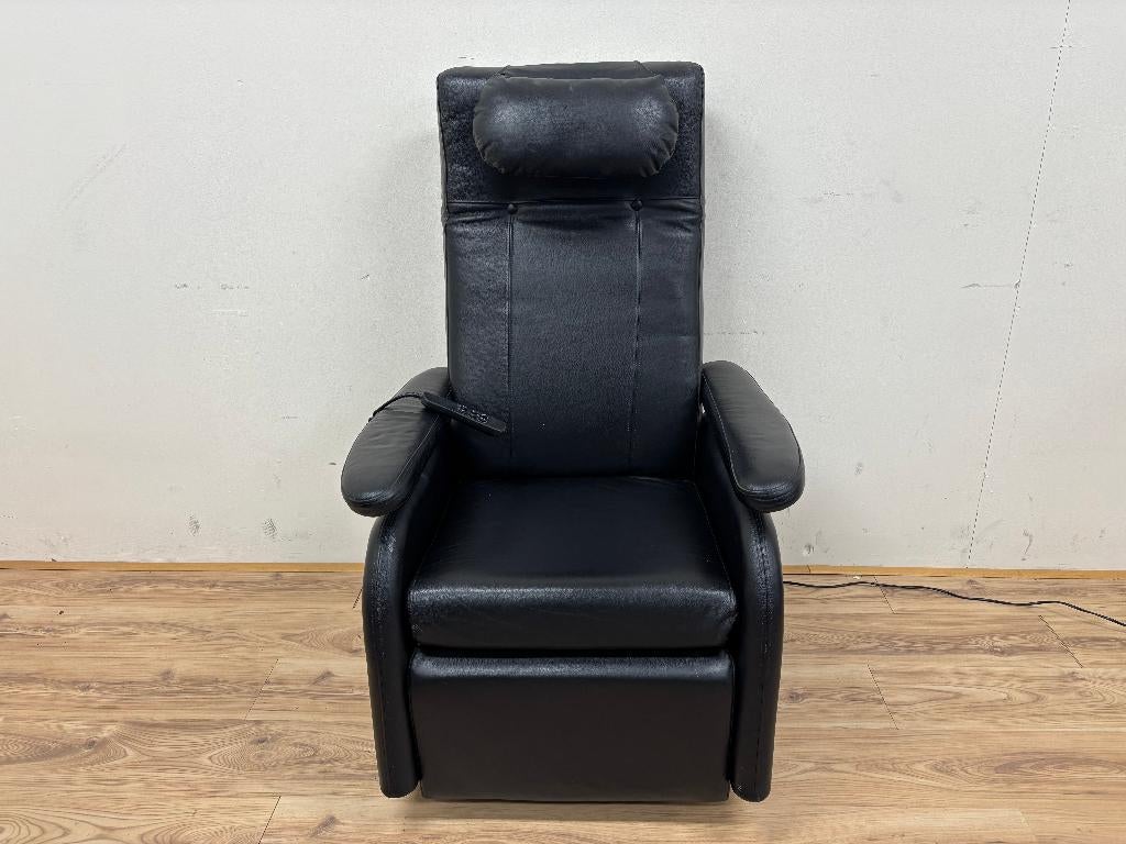 Doge Modulair sta op stoel zwart leer gratis op maat gemaakt, Ophalen, Gebruikt