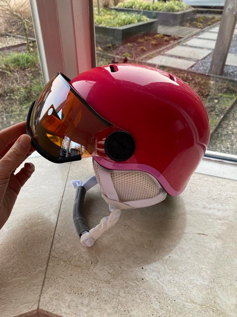 Kinder skihelm Salomon 53-56cm maat M, Overige typen, Zo goed als nieuw, Skiën, Minder dan 100 cm