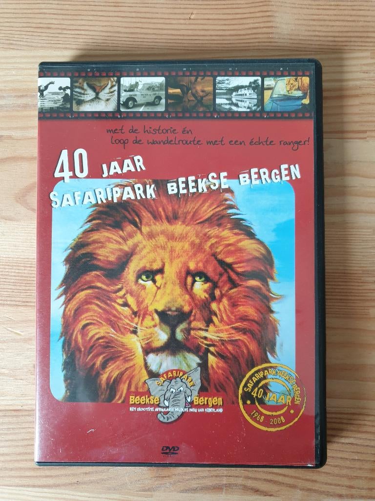 DVD - 40 jaar Safaripark Beekse Bergen, Alle leeftijden, Ophalen of Verzenden, Gebruikt, Natuur