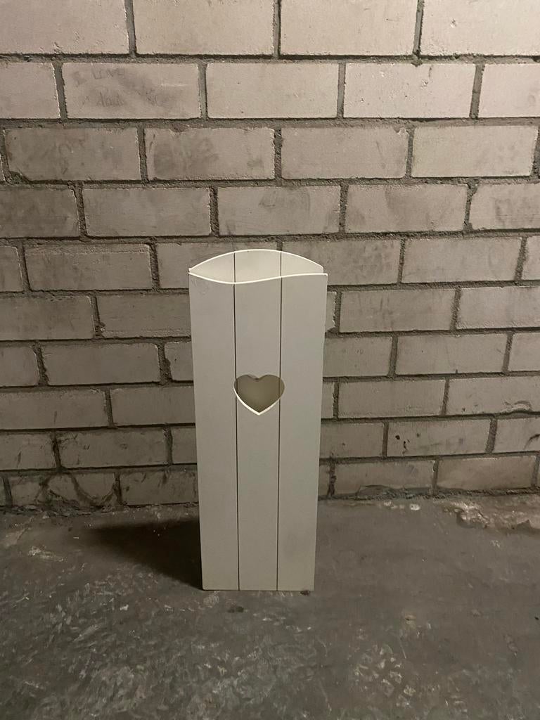 Decoratief houten kamerscherm met hartjes, Ophalen, Gebruikt