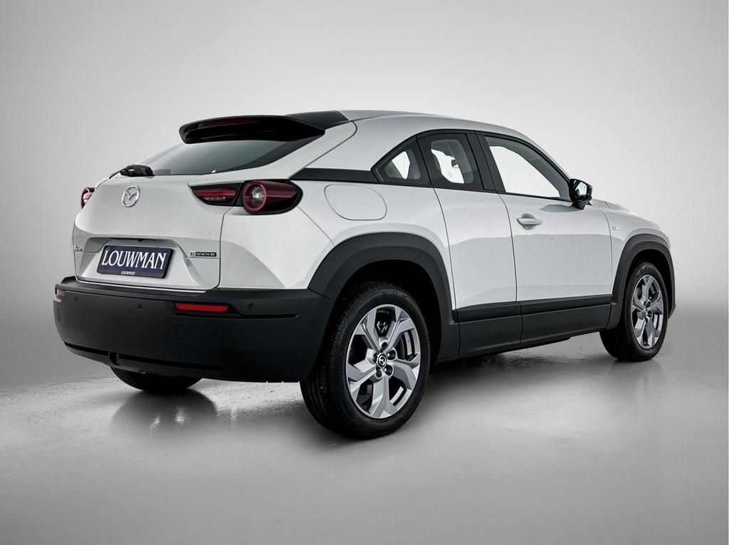 Mazda MX-30 e-SkyActiv EV 145 Exclusive-line 36 kWh / Prijs, Stof, Zwart, 35 kWh, Wit