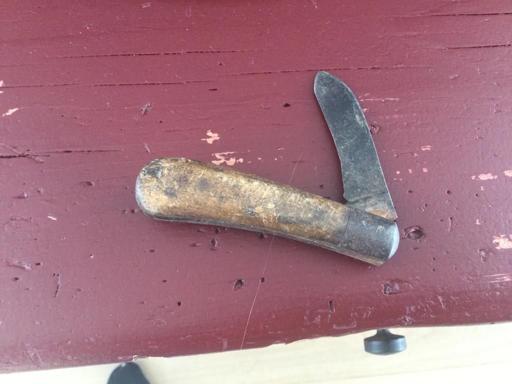 Antiek zakmes omstreeks 1870, Antiek en Kunst, Antiek | Gereedschap en Instrumenten, Ophalen of Verzenden