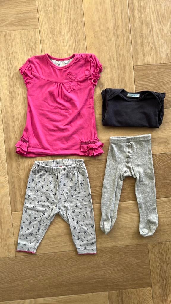 Set: jurkje, legging, maillot, romper, maat 62, Kinderen en Baby's, Babykleding | Maat 62, Gebruikt, Meisje, Ophalen of Verzenden