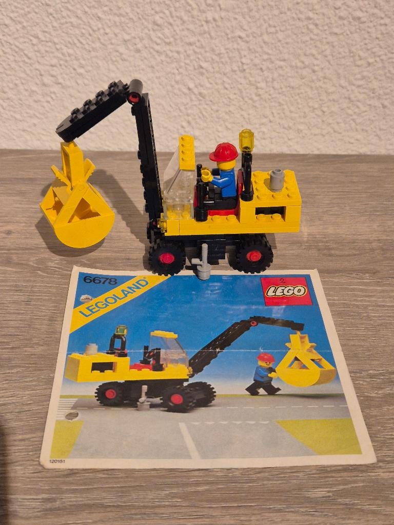 Lego: Graafmachine - Pneumatic Crane (set 6678), Gebruikt, Overige thema's, Lego, Ophalen of Verzenden