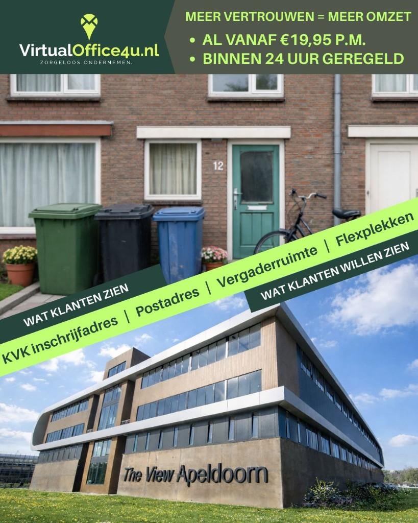 KvK inschrijfadres , postadres ,postbus, flex kantoorruimte, Zakelijke goederen, Bedrijfs Onroerend goed, 75 m², Huur, Kantoorruimte
