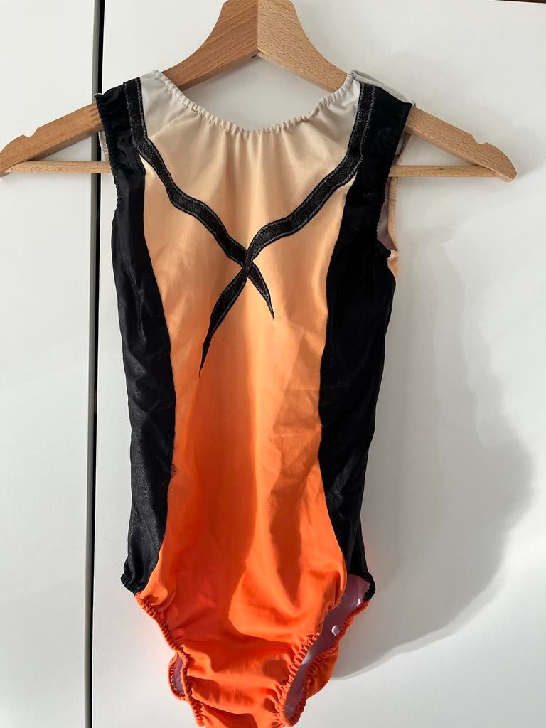 Handgemaakt turnpakje maat 146, Overige typen, Oranje, Ophalen of Verzenden, Zo goed als nieuw