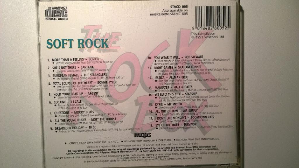 Soft Rock, Ophalen of Verzenden, Zo goed als nieuw, Rock en Metal