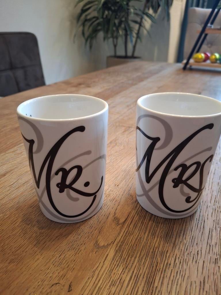 Riviera maison mokken, set van 2, Huis en Inrichting, Ophalen, Nieuw, Overige stijlen, Kop(pen) en/of Schotel(s)