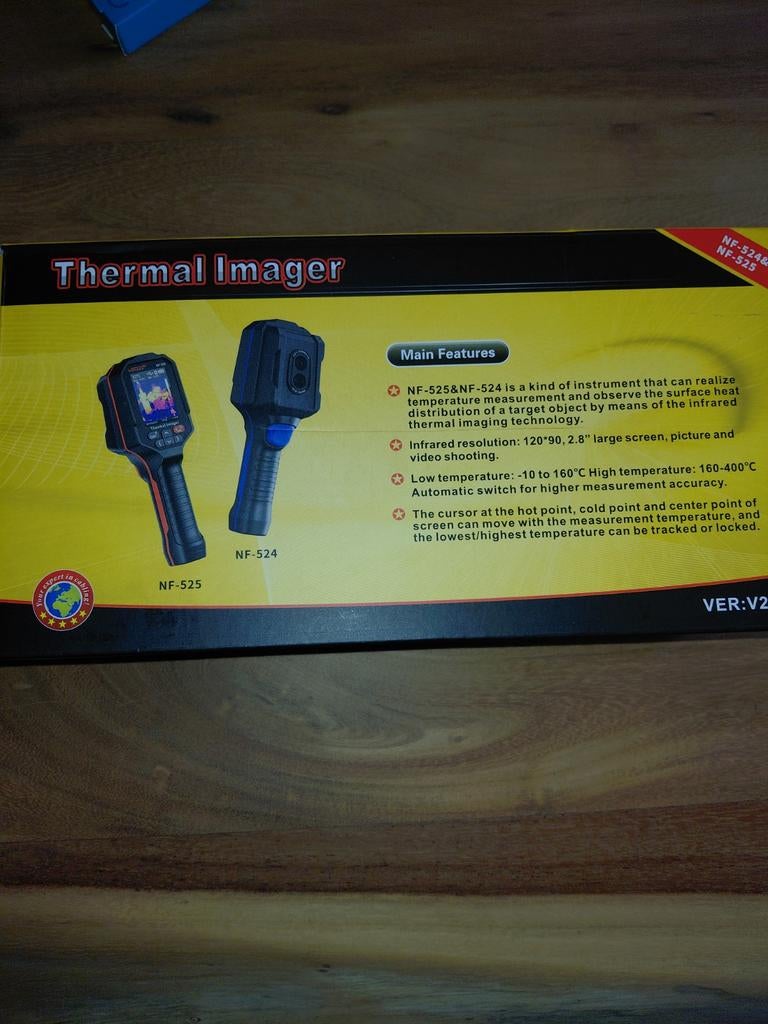 Professionele Thermische Imager NF-525 voor Warmtebeeld, Ophalen of Verzenden, Nieuw, Temperatuur