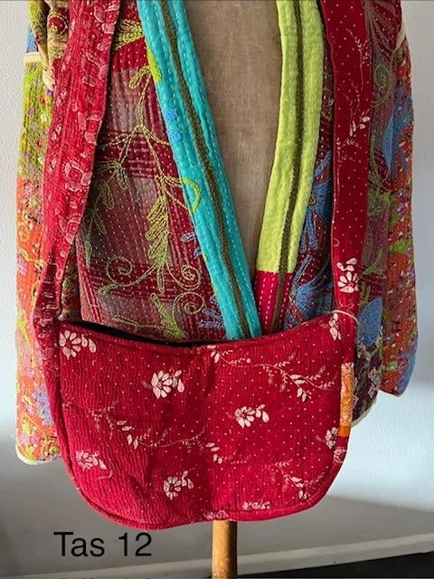 Vrolijke crossbody tassen, vintage, tas met rits, India, Ophalen of Verzenden, Nieuw, Overige kleuren, Overige typen