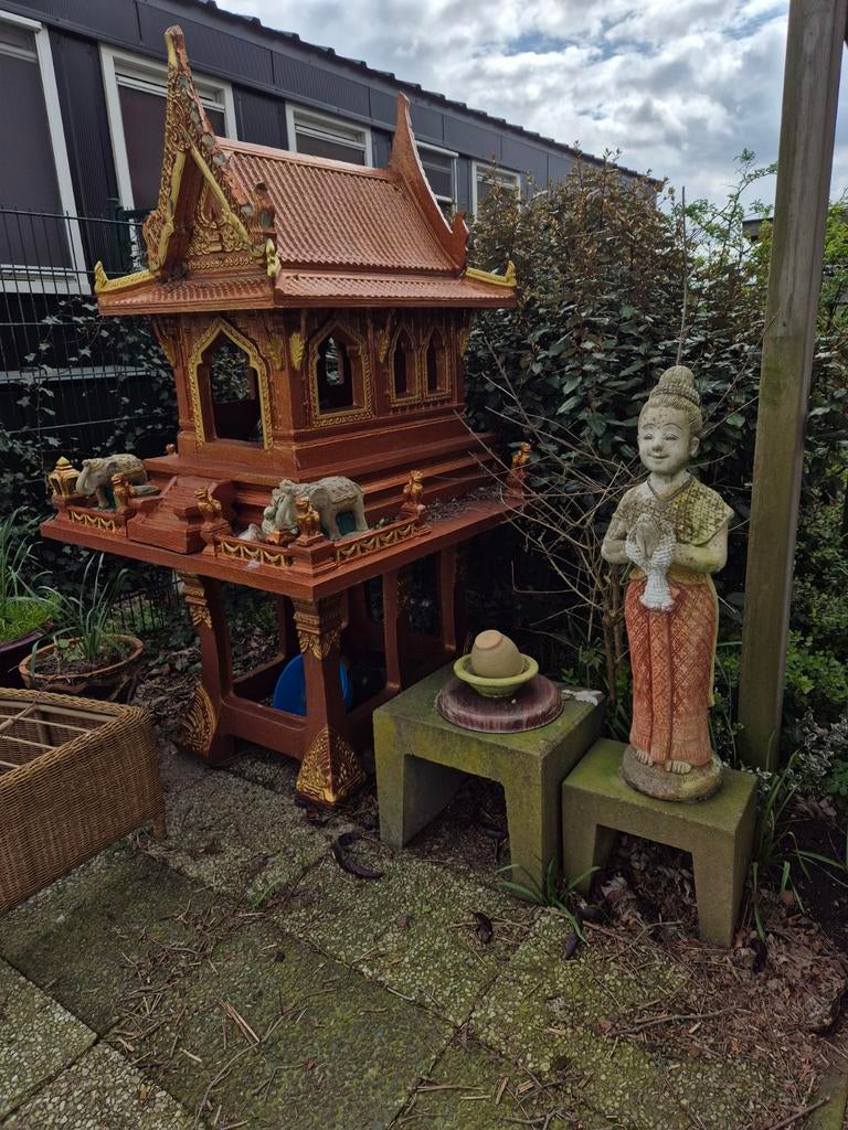 Boeddha en geestes huisjes uit Thailand, Ophalen