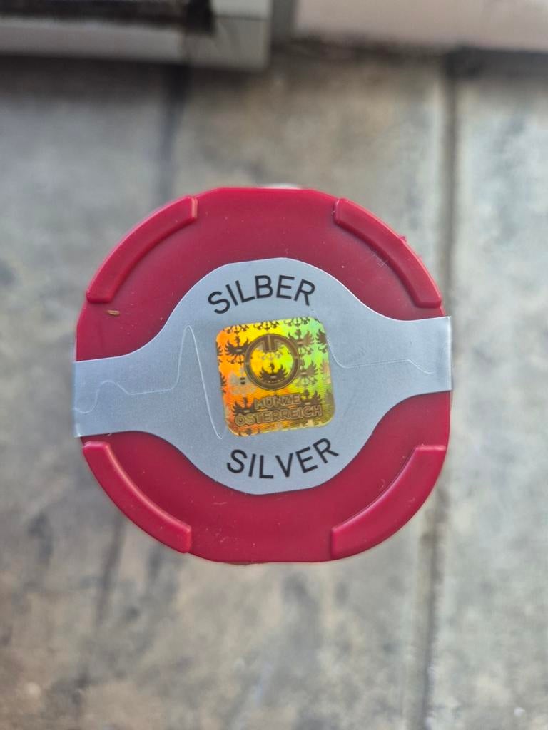 Geseald tube philharmoniker 20x1oz, Ophalen of Verzenden, Zilver