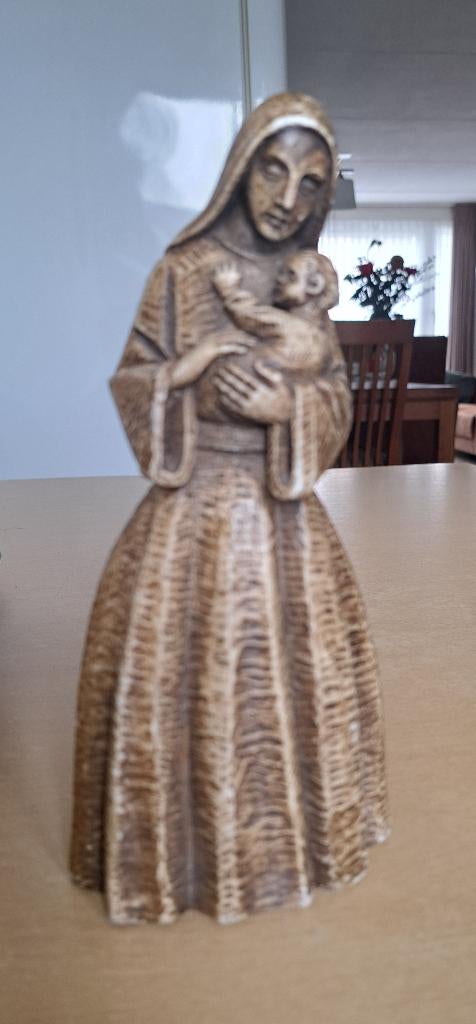 Antheunis Madonna Maria Jesus, Art deco, Ophalen of Verzenden, Overige materialen, Beeld