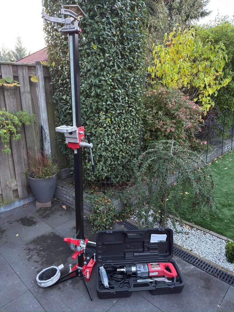 Inter diamant / baier diamantboormachine plafond boorstatief, Ophalen, Zo goed als nieuw