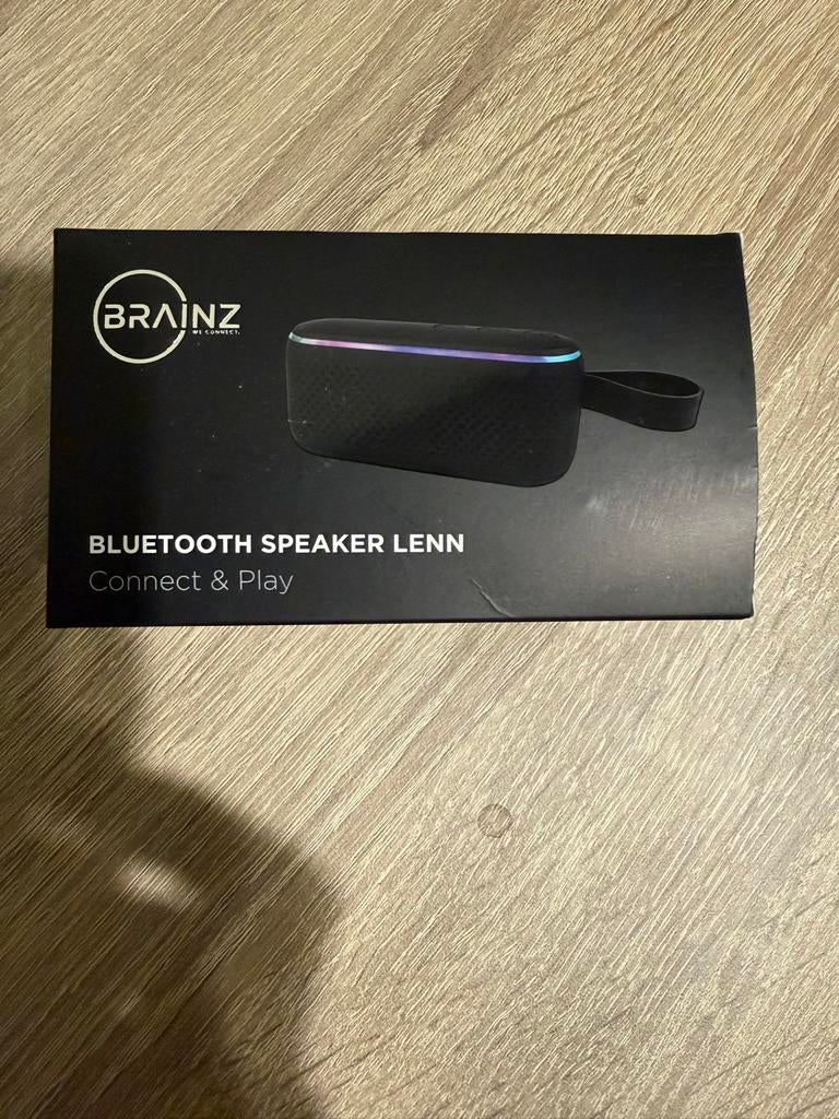 BRAINZ Bluetooth Speaker Lenn met LED verlichting, Ophalen of Verzenden, Nieuw, Minder dan 60 watt, Overige typen