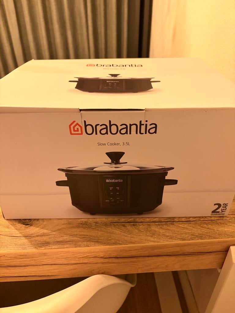 Brabantia Slowcooker 3.5L - Nieuw in verpakking, Ophalen of Verzenden, Nieuw