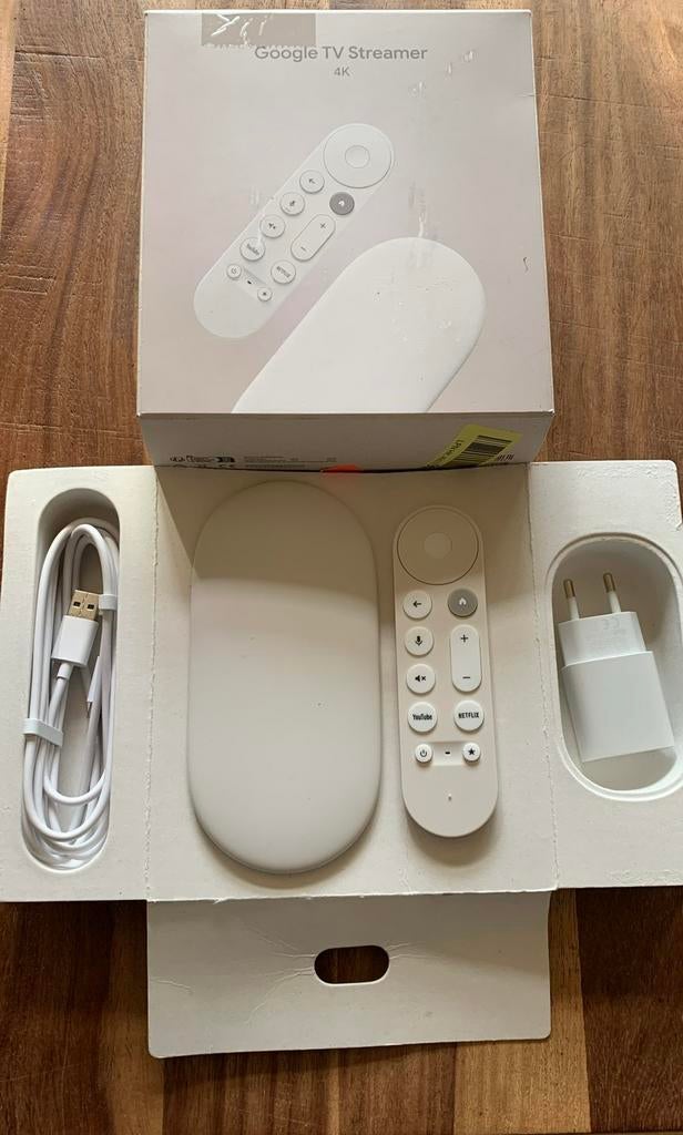 Google TV Streamer 4K - Zo goed als nieuw, Ophalen of Verzenden, Zonder harde schijf, Info@google.nl, Google