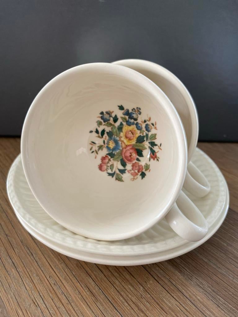Wedgwood Conway: 2 Kop en Schotels - Gaaf, Ophalen of Verzenden
