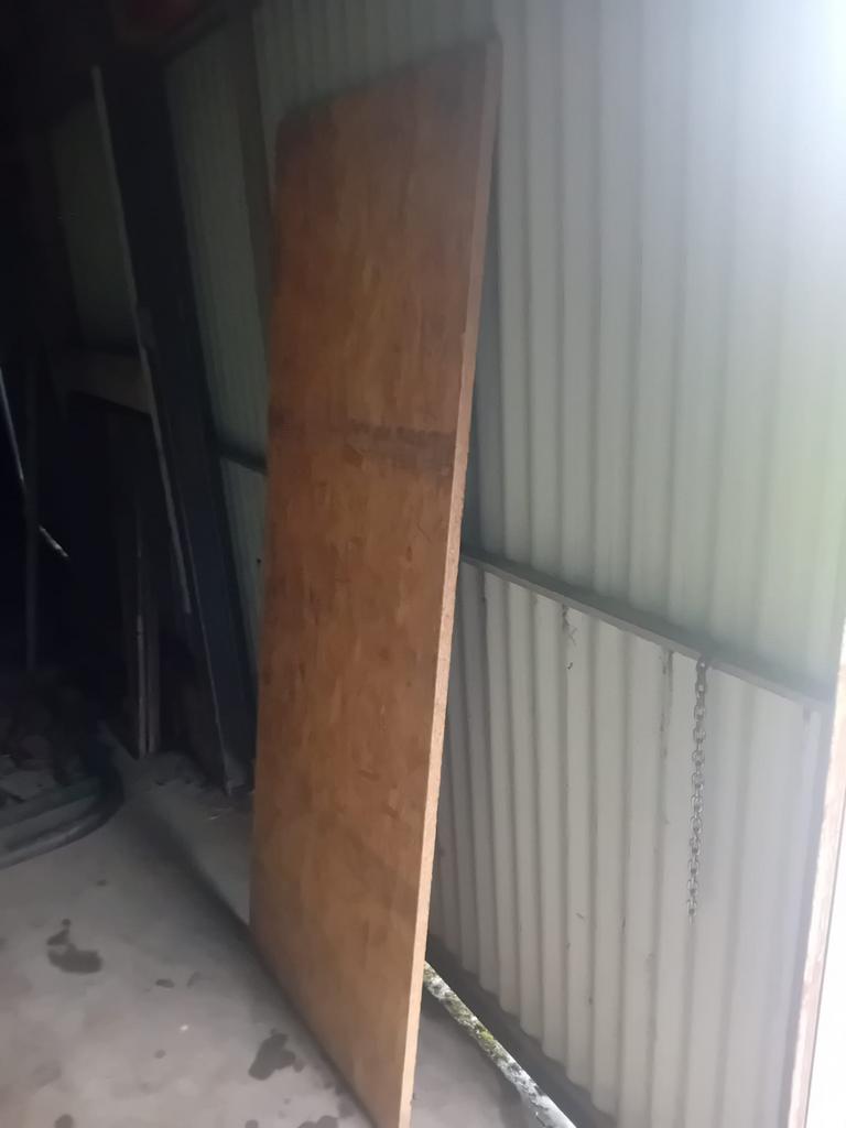 OSB platen 200x75x2cm, Ophalen, Minder dan 25 mm, Zo goed als nieuw, Plank