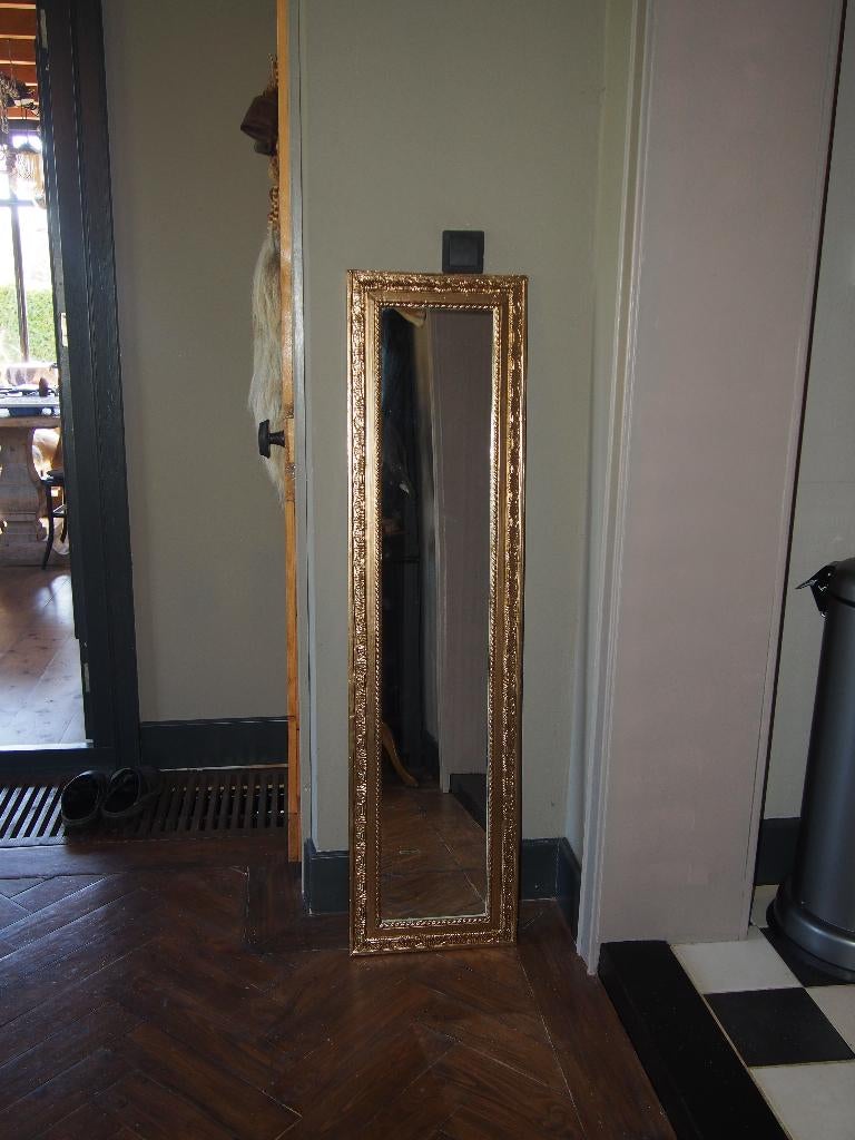 Smalle Wandspiegel/Halspiegel, Ophalen, Minder dan 50 cm, Gebruikt, 100 tot 150 cm