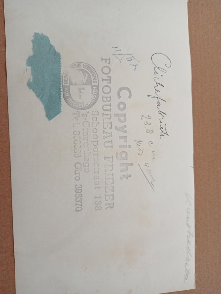 Bart van der Leck persfoto Dagblad De Tijd jaren 60-70, Ophalen of Verzenden