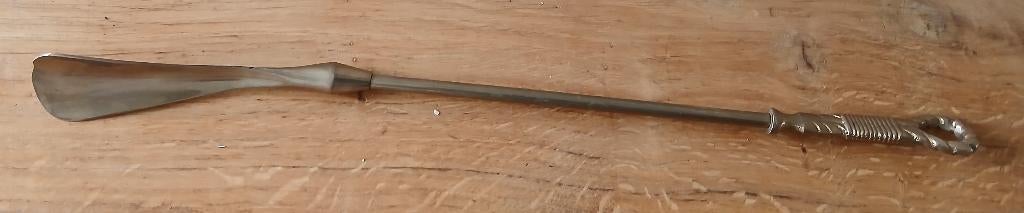 Vintage schoenlepel van koper? of messing? 45cm lang, Ophalen of Verzenden, Koper