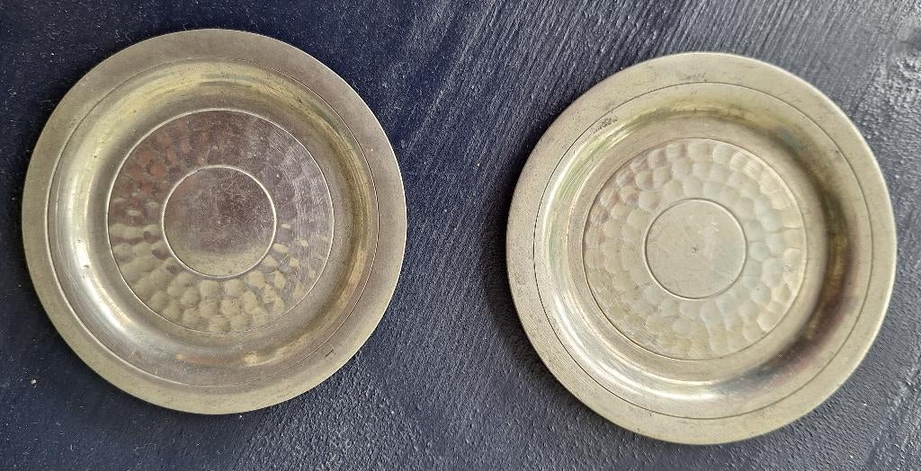 CKL Banka Tin Werk (Indonesië) tinnen schaaltjes, Ophalen of Verzenden