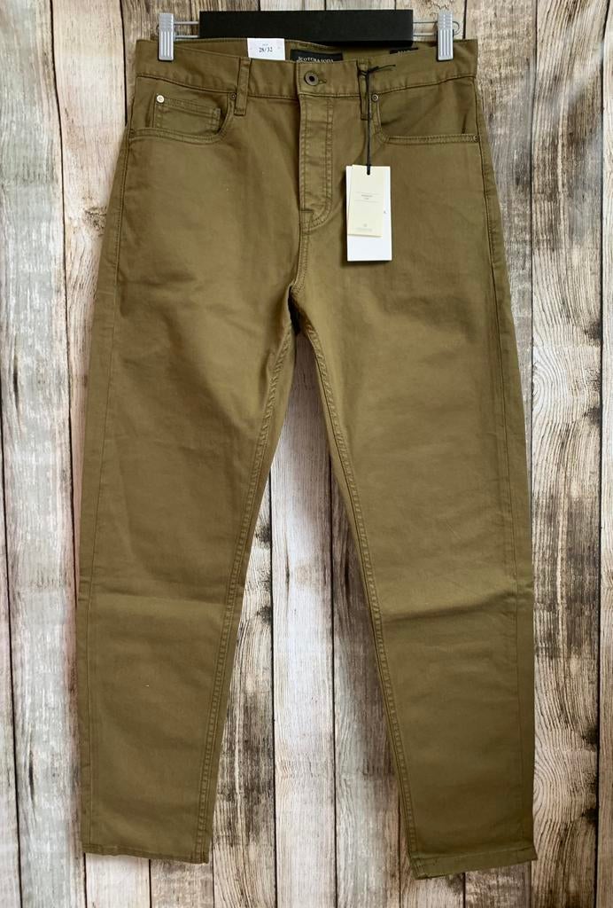 Scotch&Soda Dean mooie loose tapered broek (Maat W28/L32), Verzenden, Nieuw, Maat 46 (S) of kleiner, Groen