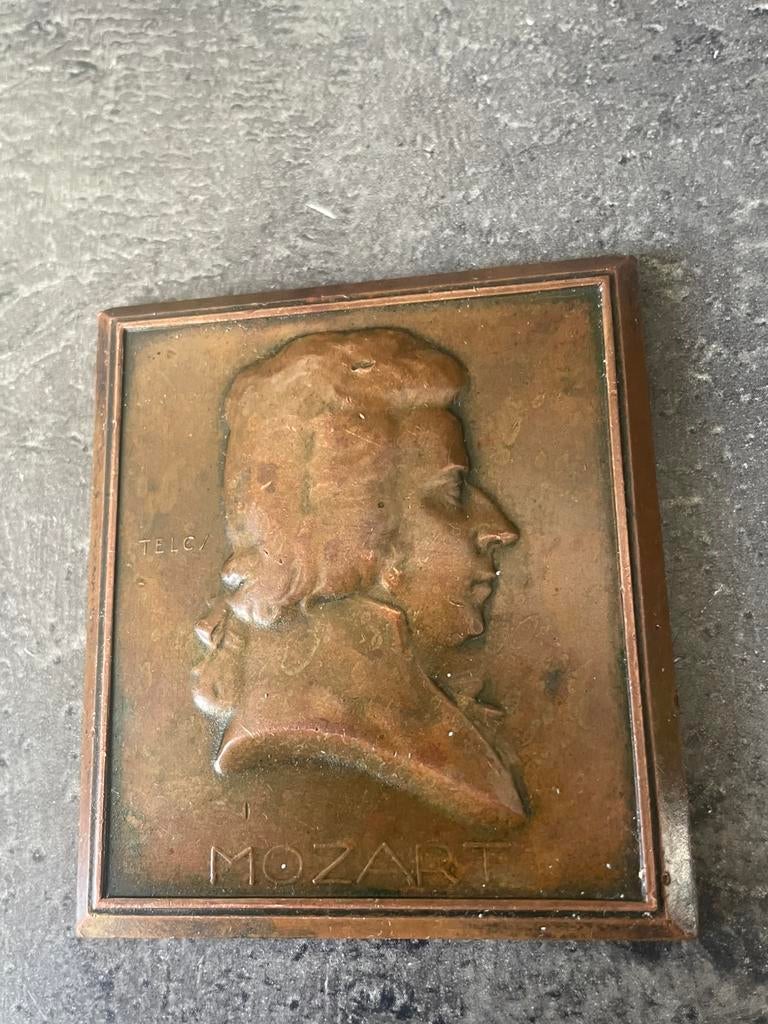 brieven legger koper mozart, Antiek en Kunst, Ophalen of Verzenden