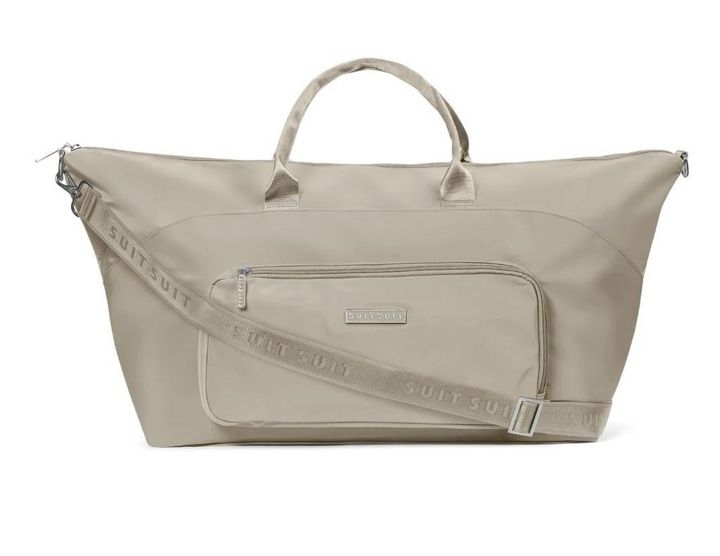 Stijlvolle SUITSUIT Reistas/Weekendtas - Beige, 20 tot 30 cm, Beige, Nieuw, Ophalen of Verzenden