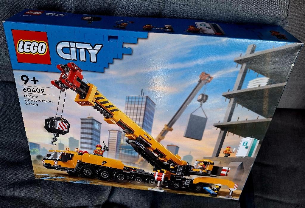 LEGO City Gele mobiele bouwkraan 60409 <>NIEUW<>, Compleet, City, Lego, Nieuw