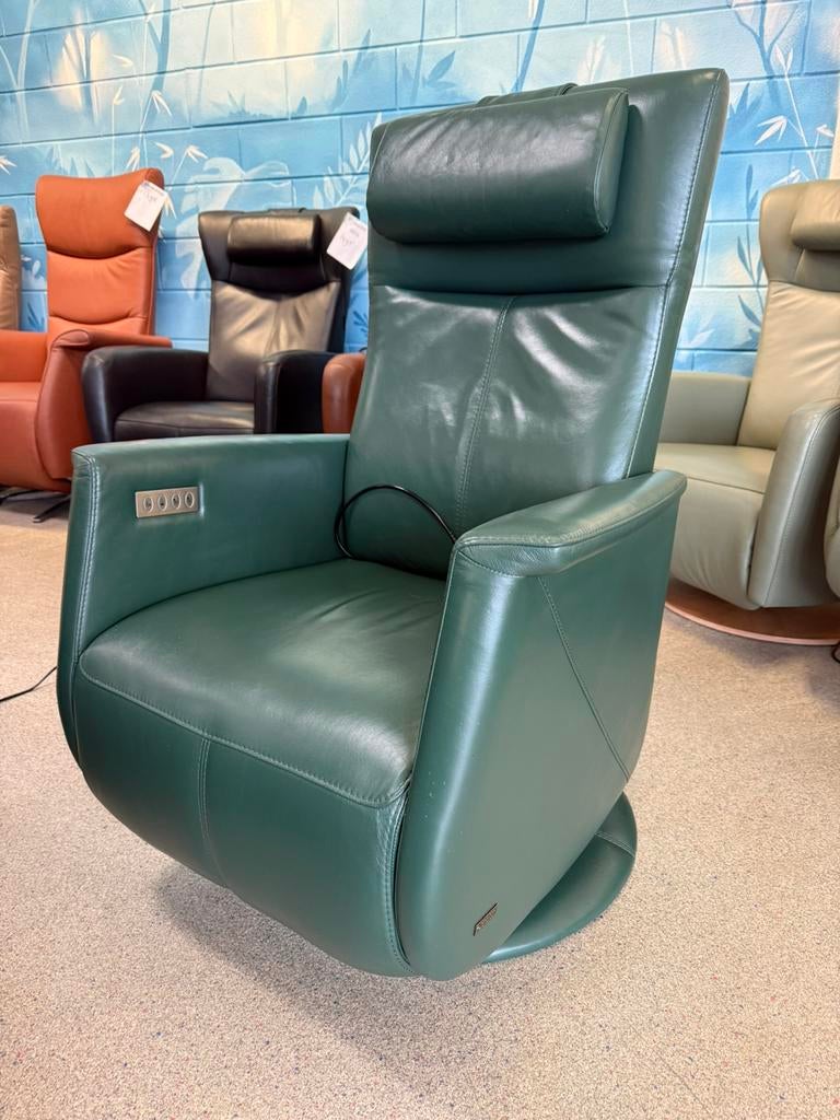 Prominent sta op relax stoel relaxfauteuil, Ophalen of Verzenden, Zo goed als nieuw, Leer, Gratis bezorging regio Utrecht