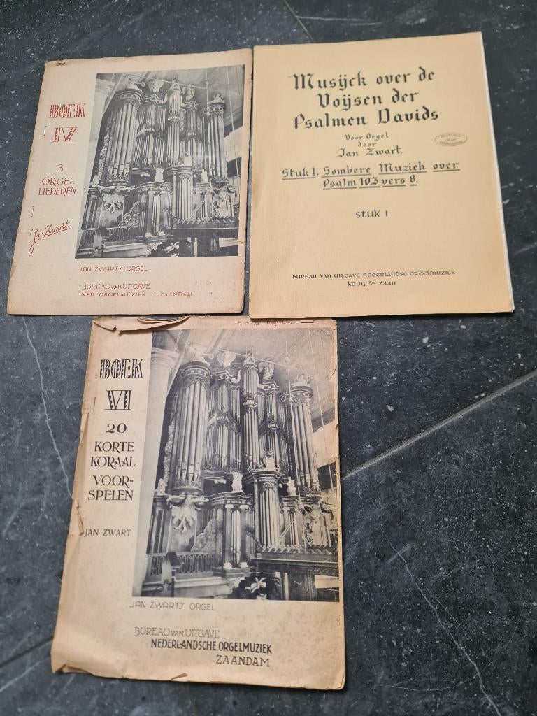 Bladmuziek Jan Zwart, Orgel, Gebruikt, Klassiek, Ophalen of Verzenden