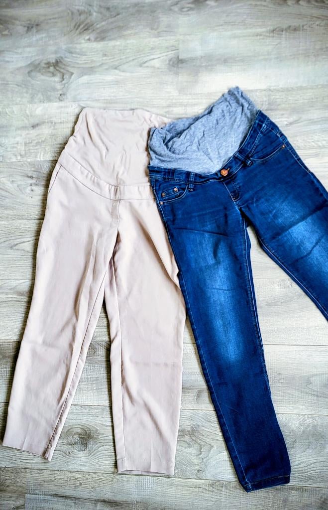 Zwangerschapsbroeken maat M, Kleding | Dames, Maat 38/40 (M), H&M, Verzenden, Zwart