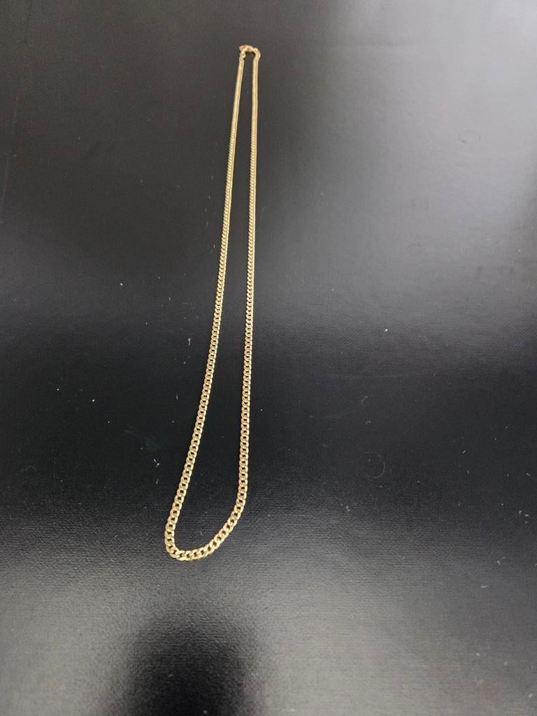 Gouden ketting 14kt, Sieraden, Tassen en Uiterlijk, Piercings, Nieuw, Goud, Ophalen of Verzenden