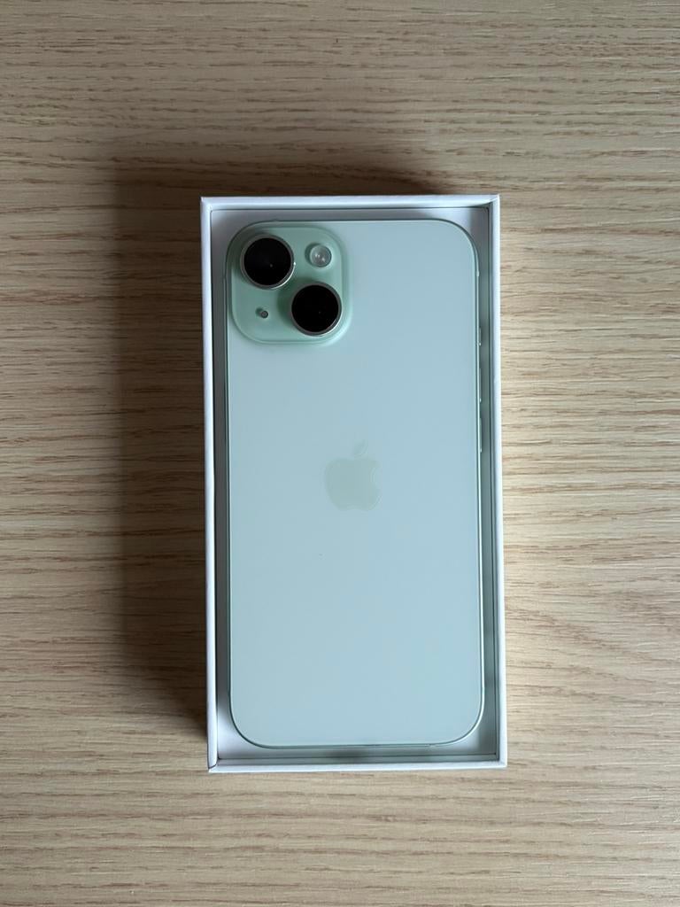 Apple iPhone 15 Groen 128GB, Telecommunicatie, Mobiele telefoons | Apple iPhone, 128 GB, IPhone 15, Ophalen of Verzenden, Zo goed als nieuw