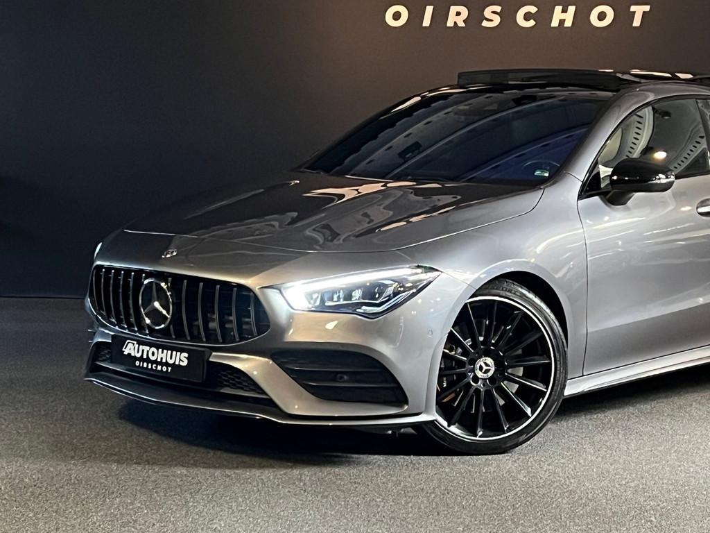 Mercedes-Benz CLA-klasse 250 Premium Plus AMG Pano/Memory/Am, Gebruikt, 4 cilinders, Leder, 1600 kg