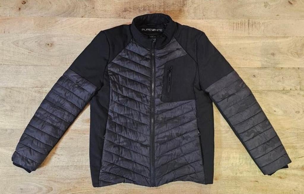 Pure White Jas maat XXL, Kleding | Heren, Jassen | Winter, Zwart, Overige maten, Ophalen of Verzenden, Zo goed als nieuw