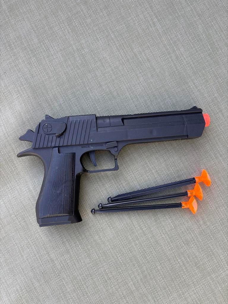 Speelgoed pistool met zuignap pijltjes, Ophalen of Verzenden, Zo goed als nieuw