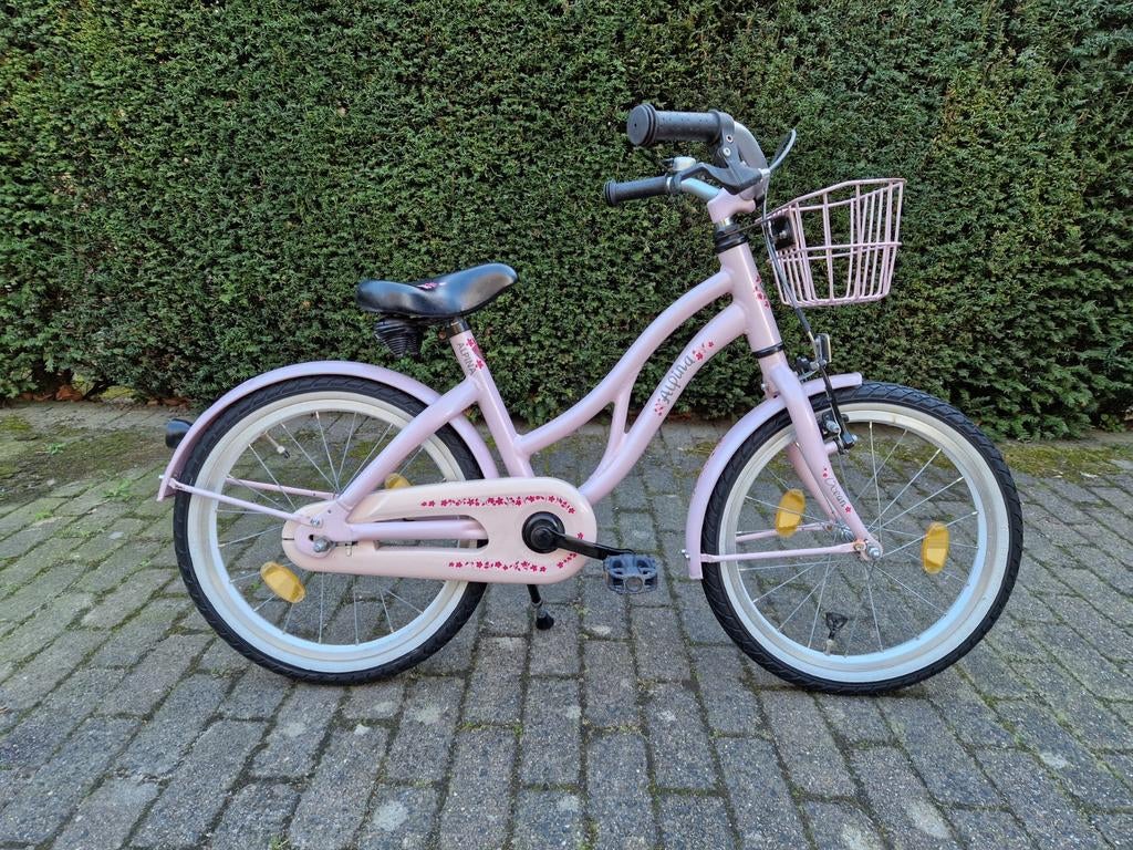 Zeer mooie Alpina Ocean 18 inch meisjesfiets aluminium frame, Ophalen, Zo goed als nieuw, 16 tot 20 inch, Alpina Loekie Popal Batavus Sparta Volare Gazelle Supersuper