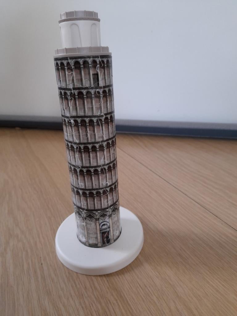 Ravensburger 3D Puzzel Toren van Pisa, Ophalen of Verzenden, Minder dan 500 stukjes, Zo goed als nieuw, Rubik's of 3D-puzzel