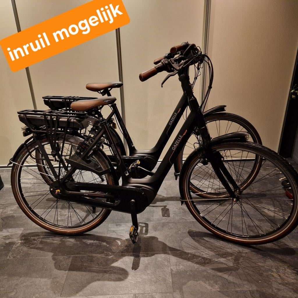 Prachtige set (2) Gazelle Orange C8 Bosch middenmotor, Fietsen en Brommers, Ophalen, Zo goed als nieuw, 51 tot 55 cm, 50 km per accu of meer