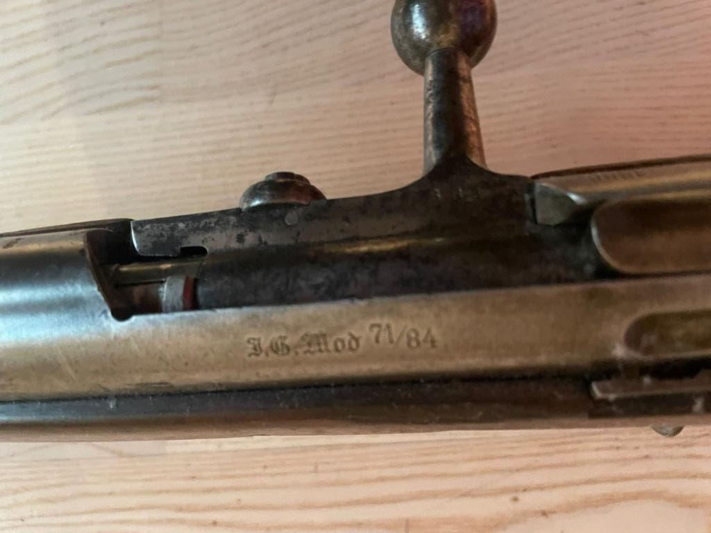 g1871/84 met bayonet, Ophalen