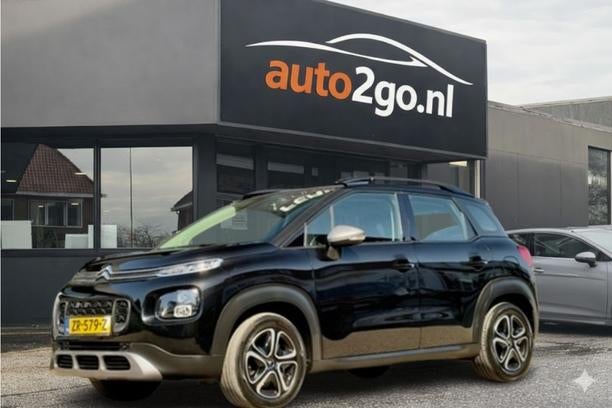 Citroën C3 Aircross 1.2 AUT6 PURE TECH S&S SHINE 117D.KM NA, 840 kg, Gebruikt, Euro 6, Zwart