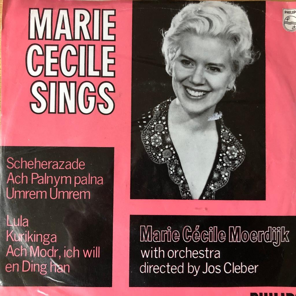 1967    Marie Cecile Moerdijk      Marie Cecile Sings       , Cd's en Dvd's, Vinyl Singles, Zo goed als nieuw, EP, Wereldmuziek