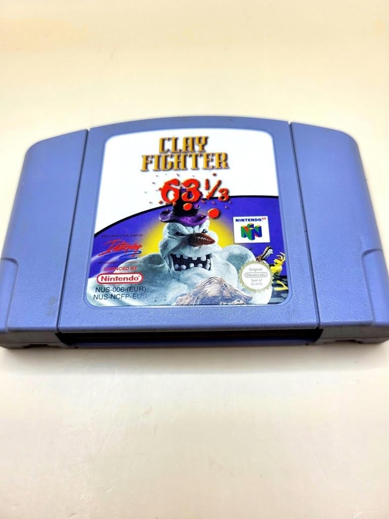 Clay Fighter 63 1/3 - Nintendo 64 - N64, Nintendo, Nintendo support, 1 speler, Ophalen of Verzenden